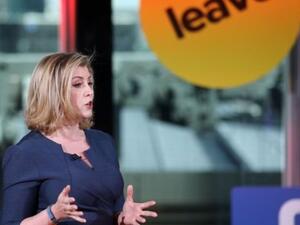 British Secretary of State of International Development Penny Mordaunt says Jordan is a beacon of hope and security in the Middle East. (AFP/File Photo)	