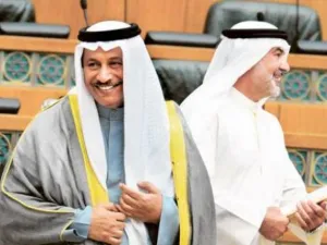 الشيخ جابر خلال جلسة برلمانية/ارشيف