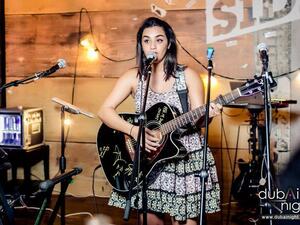 Sarah performing in Dubai. (Facebook)