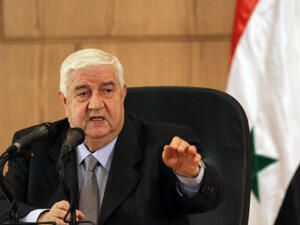 Syrian foreign minister, Walid Muallem