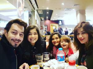 أحمد زاهر وعائلته (Instagram)