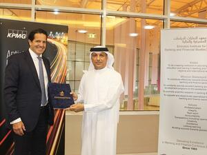 Jamal Al Jassmi and Emilio Pera at the EIBFS campus in Dubai