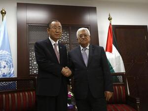 كي مون لم يقدم مبادرة محددة للتهدئة مع إسرائيل - ارشيف 