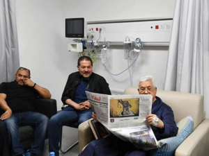 من المتوقع أن يبقى عباس يومين إضافيين في المستشفى 
