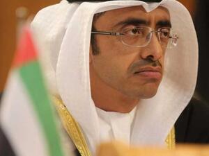  وزير الخارجية الإماراتي، عبد الله بن زايد