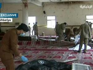 الانتحاري استهدف المسجد اثناء الصلاة 