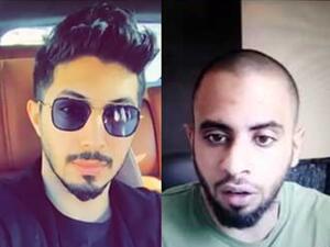 عبود باد (يمين) والمنسدح (يسار) أثارا الجدل حول الفيديوهات التي ينشرانها