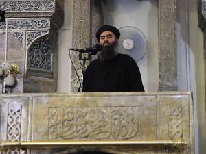 ظهور للبغدادي بعد هزيمته في العراق 