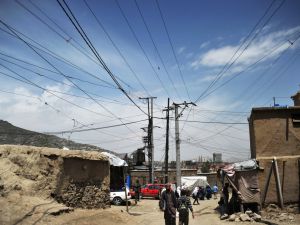 The city is littered with dark smoke when the sun sets and residents start burning wood, coal and even garbage to keep themselves warm (AFP/File)