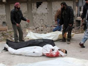  مقتل 71 مدنيا في قصف بالبراميل المتفجرعلى مناطق في حلب