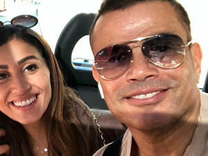 دينا الشربيني وعمرو دياب