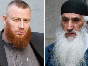 The men were charged with inviting support for a banned organization. (Twitter)