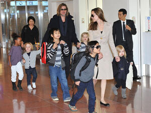 Angelina Jolie has revealed her children, Maddox, 14, Pax, 12, Zahara, 11, Shiloh, 10 and seven-year-old twins Vivienne and Knox, are learning seven languages between them. (The Sun)