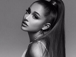 Ariana  who got engaged to Pete after a month of dating in June (Source: arianagrande / Instagram ) 