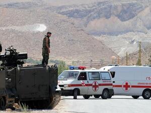 Lebanese soldiers at a checkpoint in Arsal. (AFP/file) 