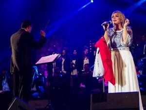 Assala gives a brilliant performance at the Mawazine music festival in Morocco. (Facebook)