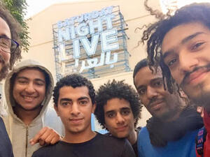 On its Facebook page, Street Children announced that Ezz El-Din, who appears to be the youngest of the band's six members, was arrested from his home at dawn before being transferred to prosecution. (Ahram)
