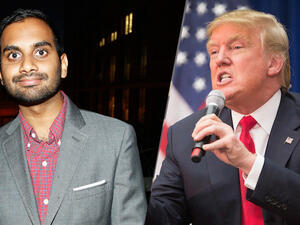 Aziz addressed the inauguration of Trump on SNL. (Uproxx)