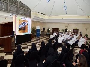 فاطمة الكعبي تتحدث عن دور اختراعاتها المبتكرة في خدمة المجتمع.