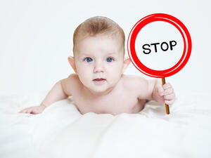 The woman was stopped before her baby could be sold to traffickers. (Shutterstock)