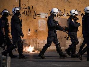 Three Bahrainis were sentenced to death and seven others to life in prison Thursday after being charged of killing three policemen. (AFP/Mohammed al-Shaikh)