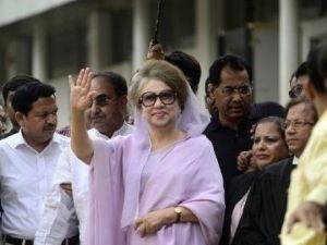 خالدة ضياء زعيمة أكبر حزب معارض في بنغلادش
