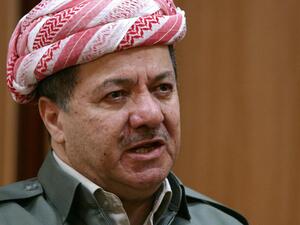 The President of The Kurdistan Regional Government (KRG), Massoud Barzani. (AFP/File)