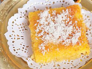 وصفة بسبوسة بالبرتقال