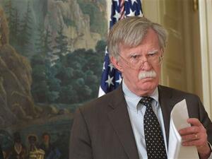 US National Security Adviser John Bolton listens as President Donald Trump (not seen) speaks on April 13, 2018 at the White House in Washington, DC. (Photo by AFP) US National Security Adviser John Bolton listens as President Donald Trump (not seen) speaks on April 13, 2018 at the White House in Washington, DC. (Photo by AFP)