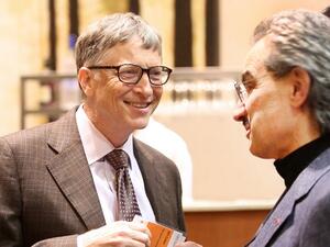 “We’ve worked together to help stop the spread of polio and other diseases. His commitment to philanthropy is inspiring.” - Bill Gates. (Alwaleed Philanthropies)
