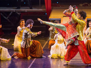 One of the Bollywood shows at the Cairo Opera House. (Image: Bassam Al Zoghby)