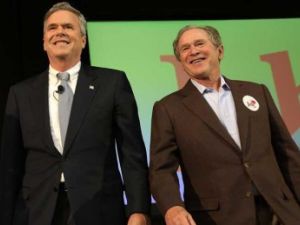 جيب بوش يتلقى مساعدة من شقيقه جورج دبليو في ساوث كارولاينا