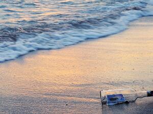 Inside, she found a roll of paper printed in German and dated to 12 June 1886 (AFP/File Photo)