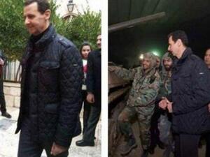 سترة بشار الأسد التي ارتداها في صيدنايا تشعل المواقع