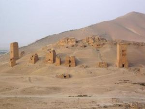 مدافن برجية في مدينة تدمر
