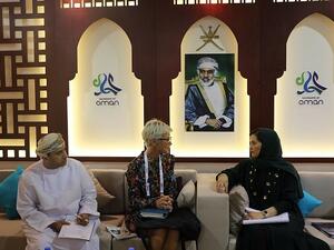 During Arabian Travel Market 2018.