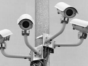 Surveillance cameras. (AFP/File)