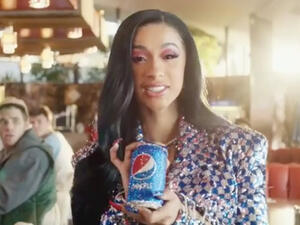 Cardi B Starred in a Pepsi Commercial  (Source: iamcardibb / Instagram ) 