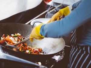 Women in Saudi Arabia are now chefs. 