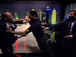 اشتباك لفظي وعراك بالأيدي بين ضيفين ببرنامج الاتجاه المعاكس