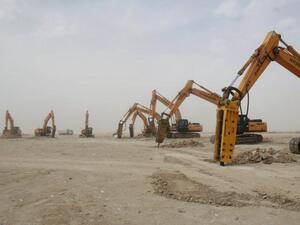 The Athens-based company was awarded $335 million to reconstruct part of the Doha industrial area. (AFP/File)