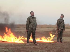 داعش توعد المدنيين الذين يهربون بالحرق 