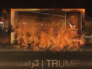 In the video, extremists claim responsibility for the Brussels attacks. (Screenshot)