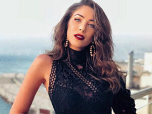 دانييلا رحمة بإطلالة أنيقة ومميزة لـ "نيكولا جبران"