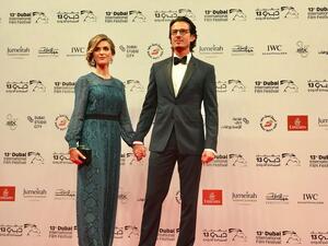 The film stars who walked the red carpet included Egyptian director Khalid Yousseff, actresses Illham Shahine, Hala Sarhan and Yura and composer Gabriel Yared. (Facebook)