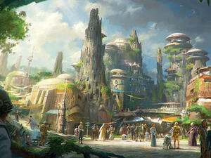 Concept art from the 2019 Star Wars themed lands coming to Disney. (Disney Photo)