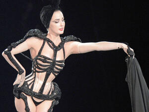 Dita Von Teese is performing her "Strip Strip Hooray" show back in New York. (AFP)