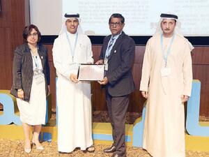 خلال التكريم.