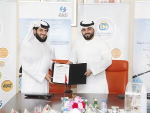 During the signing ceremony