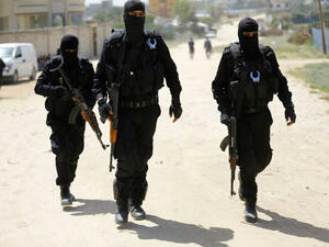 Hamas security force members (AFP/File Photo)	